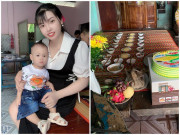 Làm mẹ - Lấy đại gia miền Tây, Phượng "Thị Nở" làm tiệc thôi nôi cho con trai không thiếu gì