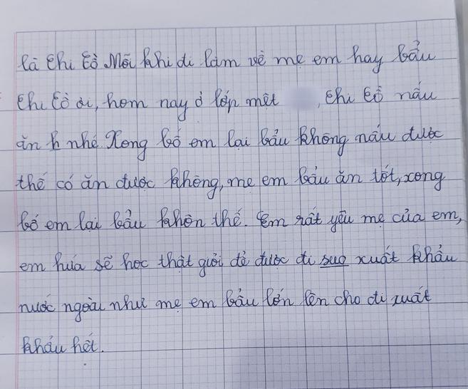 Bài văn tả người thân siêu amp;#34;lầy lộiamp;#34; của cậu bé lớp 1 khiến dân mạng ôm bụng cười lăn - 2