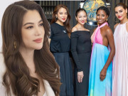 Thời trang - Đón tiếp 2 Miss Earth quốc tế, Trương Ngọc Ánh lẫn Phương Khánh khiêm tốn chọn tông đen