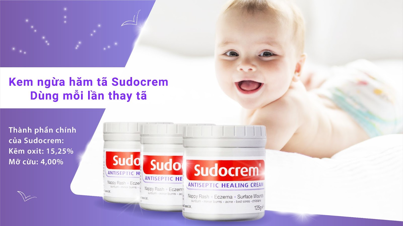 Kem Sudocrem: Ngừa hăm tã, bảo vệ làn da bé luôn mềm mại - 4