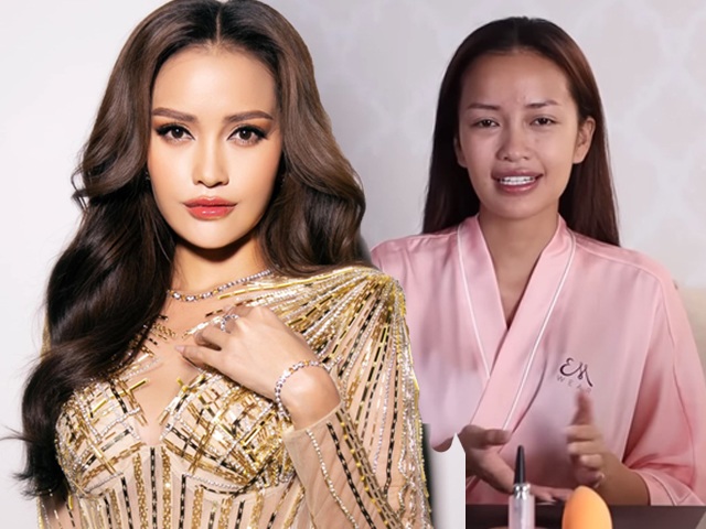 Trổ tài make up và nói tiếng Anh như gió, Ngọc Châu khoe mặt mộc trên trang Miss Universe