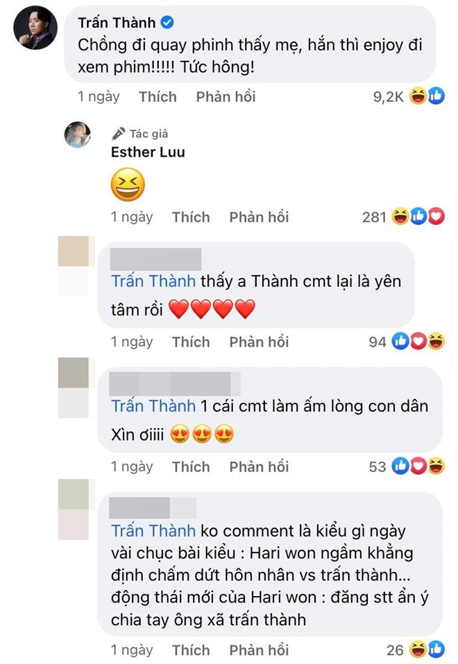 Vừa rộ tin đồn ly hôn với Trấn Thành sau 6 năm chung sống, Hari Won bất ngờ đề cập đến “chia tay”