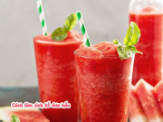 Cách làm sinh tố dưa hấu thơm ngon, mát lạnh cho ngày hè nóng nực