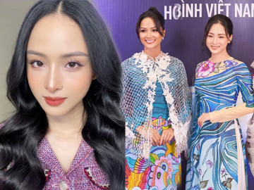 Trương Hồ Phương Nga diện áo dài được khen phúc hậu khi chung khung hình với H’Hen Niê