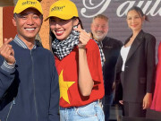 Thời trang - Chụp chính diện phong độ xuất sắc, nhưng ở góc ngang Thùy Tiên bị nhận xét bụng tròn ủm