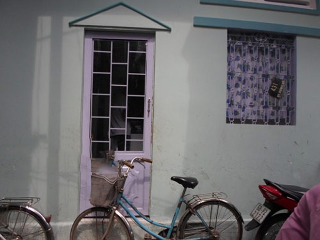 Căn nhà nhỏ của mẹ con chị Huệ.