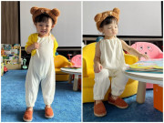 Yêu con - Bị mẹ Đàm Thu Trang bắt chụp hình quảng cáo, con gái Cường Đôla khó chịu ra mặt, tay giật phăng áo