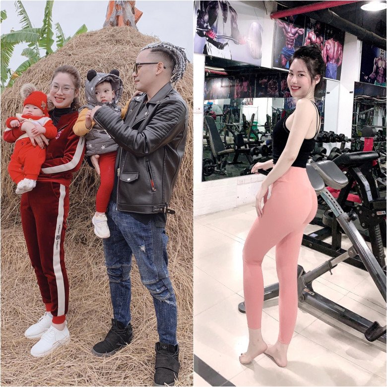 Bà xã của anh Phan Hưng eo ót và nảy nở là nhờ phần lớn sự động viên của anh ở phòng tập gym.