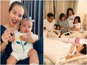 Sao Việt bồi bổ sau sinh: Võ Hạ Trâm cho con bú vẫn ăn chay, Phạm Quỳnh Anh ăn toàn món đắt đỏ