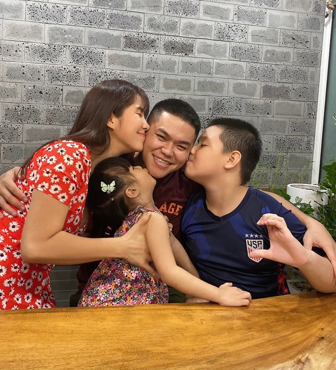 Lê Phương cũng cho biết có những chuyện Cà Pháo chỉ nghe lời bố Trung Kiên, không làm theo ý kiến của mẹ.