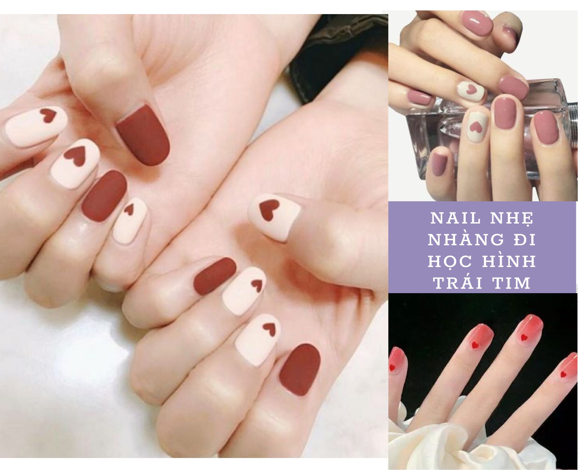 20 Mẫu nail nhẹ nhàng đi học đẹp dễ thương hot nhất hiện nay - 18