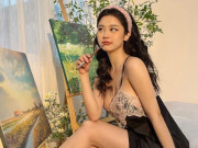 Thời trang - Mặc lại áo tắm từ nhiều năm trước, bạn gái họa sĩ vẫn gây mê với body hình hồ lô