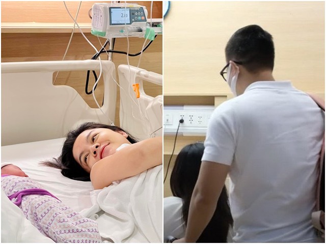 Phạm Quỳnh Anh khoe con gái mới sinh xinh xắn, thừa nhận bé có điểm giống y đúc bố