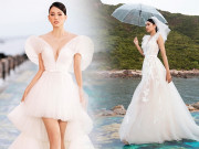 Thời trang - Tiểu Vy làm cô dâu ngọt ngào trong thiết kế của Lê Thanh Hòa, nhan sắc không góc chết làm ai cũng đắm say