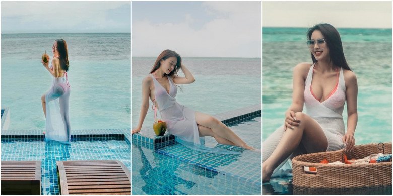 Mỹ nhân VTV có nụ cười Hoa hậu khoe trọn đường cong với bikini, chiếc eo amp;#34;thắt nút cổ chaiamp;#34; làm ai cũng say - 1