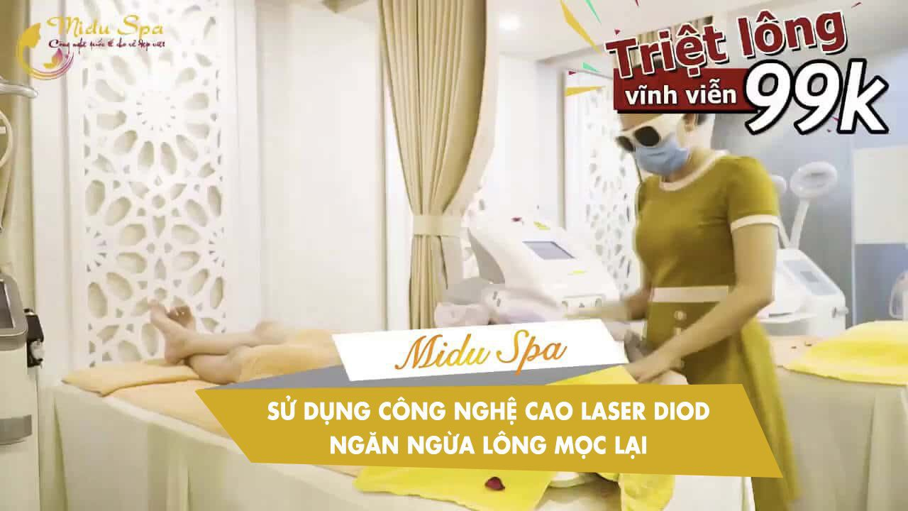 Công nghệ triệt lông tiên tiến cao cấp Laser Diod