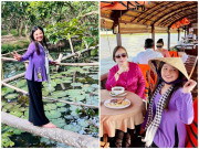 Làm mẹ - Con gái Jennifer Phạm mặc áo bà ba hóa cô ba Cần Thơ: Ra dáng tiểu thư miền Tây sang chảnh!