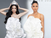 Thời trang - 2 nàng hậu cùng mặc váy hoa hồng, ai ấn tượng hơn?