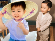 Thời trang - Con trai hoà Minzy càng lớn càng bảnh, đội nón lá hoá chàng trai xứ Huế hay diện vest đều mê