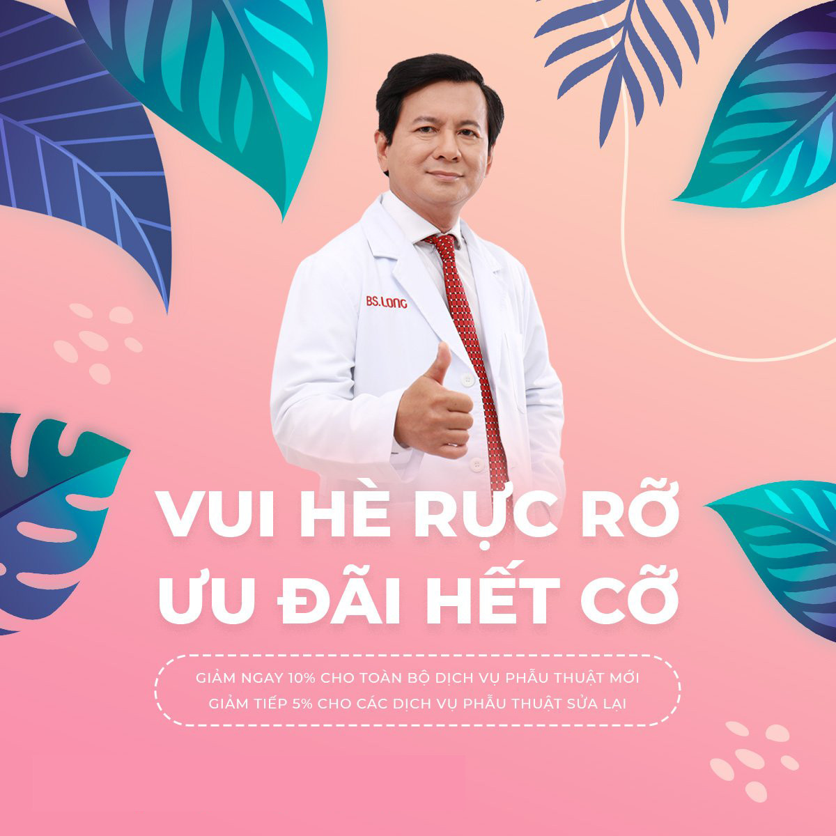 Bác sĩ Long tặng ngay ưu đãi làm đẹp đón hè sang