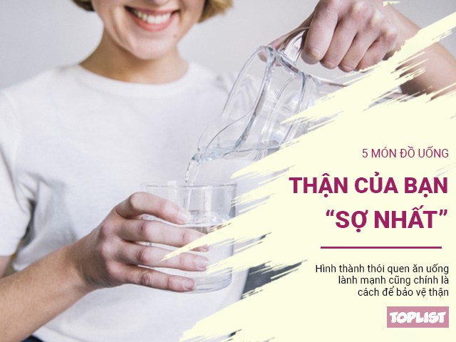 Muốn thận khỏe mạnh, kéo dài tuổi thọ thì cần tránh 5 món đồ uống nguy hại này