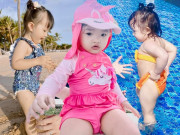 Thời trang - Không phải Lisa hay Suchin, Winnie nhà Đông Nhi là thế lực nhí sở hữu "núi" đồ bơi độc lạ