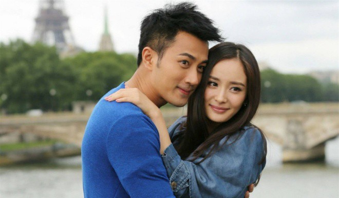 Dương Mịch và Lưu Khải Uy khi còn bên nhau.