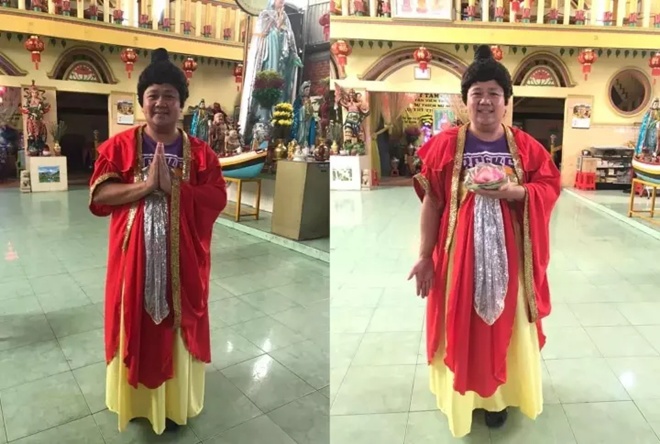 Tôi có nói cậu ấy giỡn như vậy là kém duyên. Tôi bực lắm. Tôi khẳng định Minh Béo chỉ mượn để mặc thử thôi, Trưởng đoàn Bông Sen Sài Gòn lên tiếng.