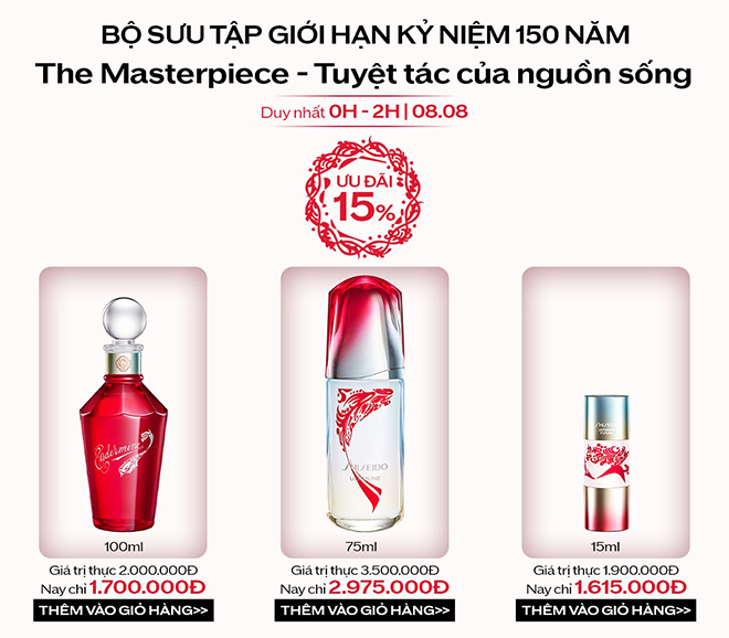 Shiseido đánh dấu kỷ niệm 150 năm thành lập, chiêu đãi người dùng đại tiệc siêu deal cùng quà tặng cực phẩm trên Shopee Premium - 2
