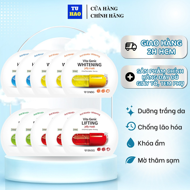 “Rút ví chỉ 159K, nàng đã sở hữu ngay combo 10 gói mix 4 loại Mặt nạ giấy BNBG Vita Mask cho cả hội bạn. Săn sale mặt nạ siêu hời tại a hrefhttps://shopee.vn/abc-i.210104545.7011180782 target_blankhttps://shopee.vn/abc-i.210104545.7011180782/a