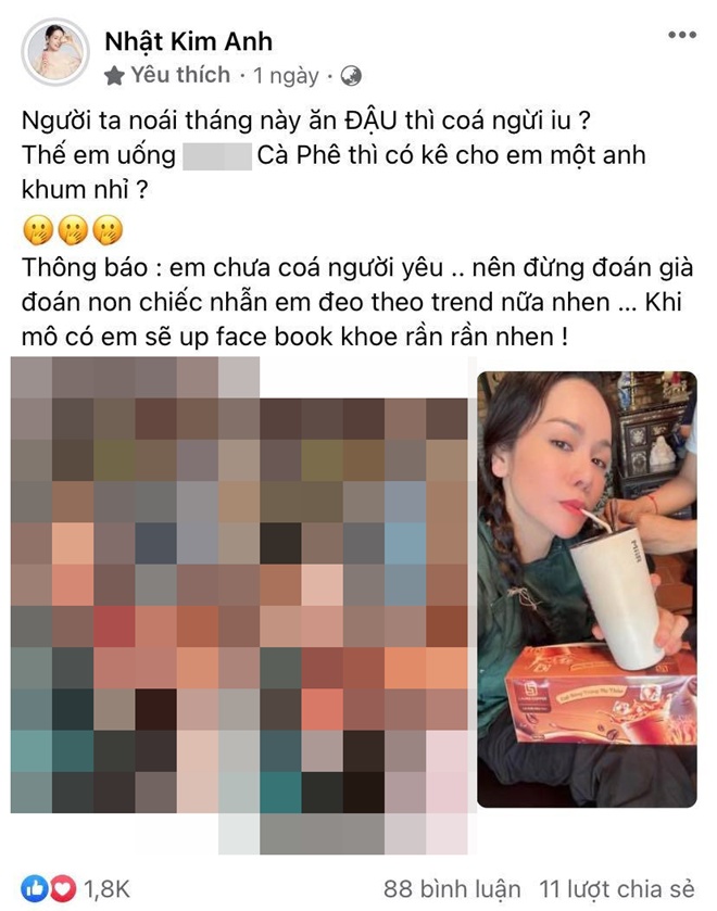 Nữ diễn viên cũng khẳng định ở thời điểm hiện tại cô đang độc thân, không hẹn hò với đồng nghiệp Trần Lợi như cư dân mạng đang đồn đoán.