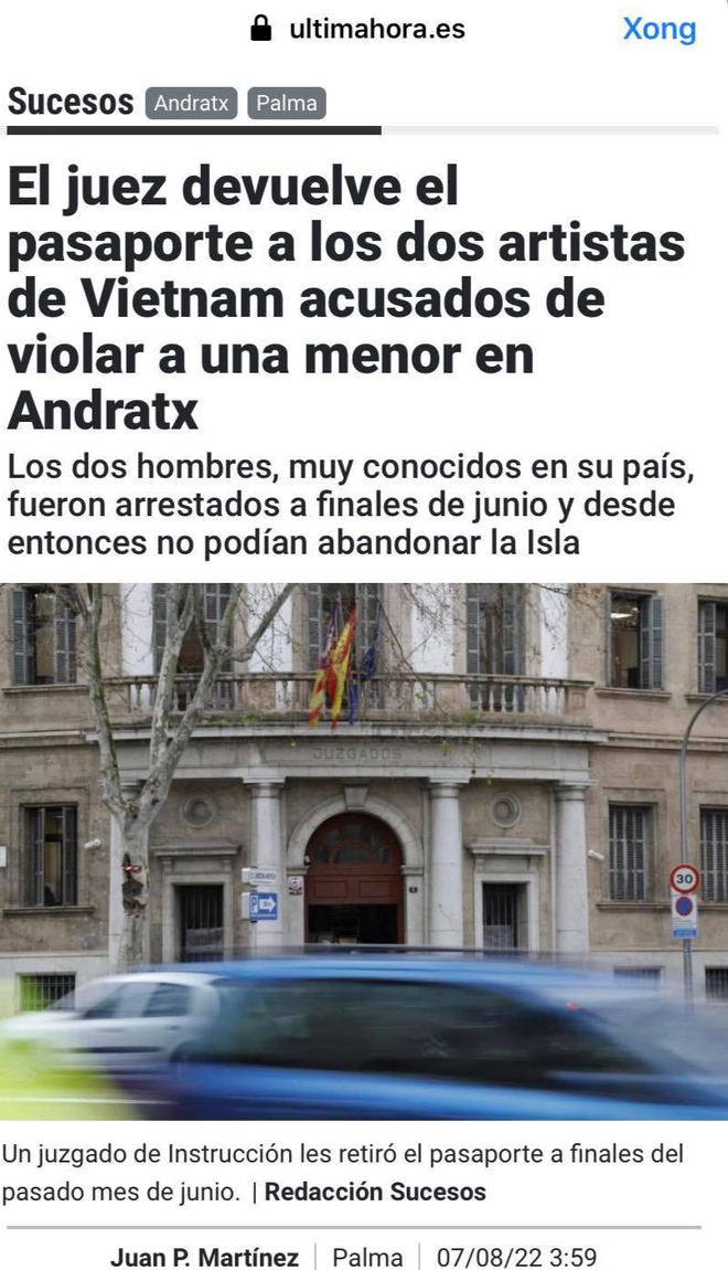 Sau gần 1 tháng rưỡi, họ đã trở về đất nước của mình, trang Ultima Hora viết.