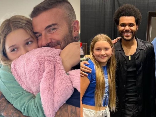 Harper là tiểu công chúa hạnh phúc nhất thế giới, được bố Beckham cưng chiều
