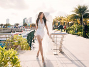 Làm đẹp - Mỹ nhân 1m85 "hiếm có khó tìm" của Miss World Vietnam: Chân dài như sếu, vòng 3 vượt 90cm