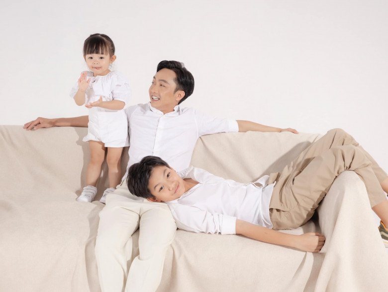 Cường Đôla tự nhận gen quá mạnh, con trai với Hà Hồ và con gái với Đàm Thu Trang đều đúc khuôn bố - 3