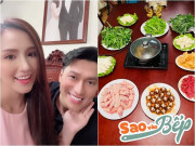 Bếp Eva - "Sao nữ nhà 60 tỷ" mời Việt Anh xơi lẩu, ăn mừng hết gãy cổ