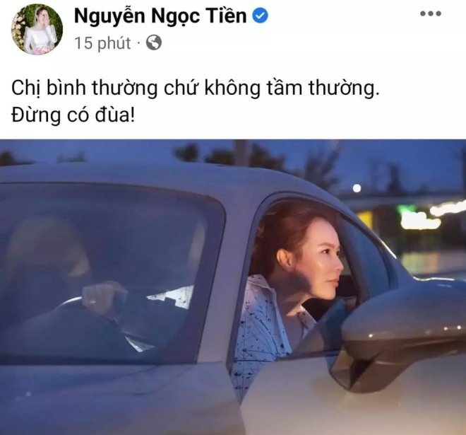  Chia sẻ của Ngọc Tiền khiến nhiều người bất ngờ, không khỏi cảm thấy tò mò.
