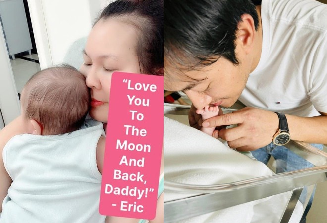 Cặp vợ chồng đón con trai Eric chào đời vào đầu năm 2022, tuy nhiên tới nay vẫn chưa hé lộ diện mạo quý tử.