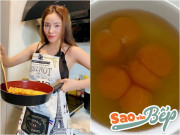 Bếp Eva - Hoa hậu Kỳ Duyên "trúng số" khi đập trứng 3 lần cùng xảy ra điều may mắn