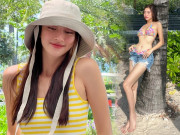 Thời trang - Hoa hậu Lương Thùy Linh đi biển chỉ sắm 2 chiếc quần cơ bản, phối được 7749 kiểu "sống ảo"