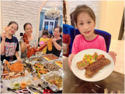 Làm mẹ - Đại gia quận 7 Đoàn Di Băng khoe thực đơn gia đình 11 món/ngày liền bị nói: Con ăn thế mà vẫn gầy!