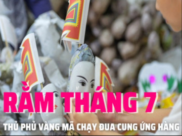 Các thủ phủ hàng mã chạy đua để kịp cung ứng Rằm tháng 7