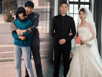 Xôn xao hình ảnh cô dâu U60 diện váy cưới đẹp như hotgirl