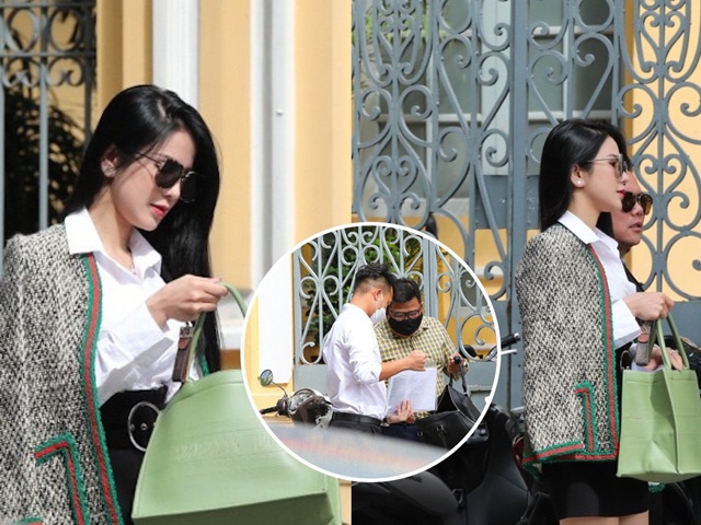 Diệp Lâm Anh và chồng cũ ra tòa làm thủ tục ly hôn, đề cập tới thông tin đòi nhà chồng 100 tỷ