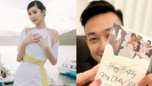 Người đẹp từng mang danh "Hoa hậu xấu nhất Việt Nam" khoe chồng điển trai, danh tính làm nhiều người bất ngờ