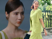 Thời trang - Hồng Diễm diện thiết kế công sở giống Vân Trang Thương Ngày Nắng Về