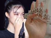 Thời trang - Vừa hết nhiệm kỳ, vương miện Tiara của á hậu xứ Quảng gãy gập, kim cương rớt tứ tung