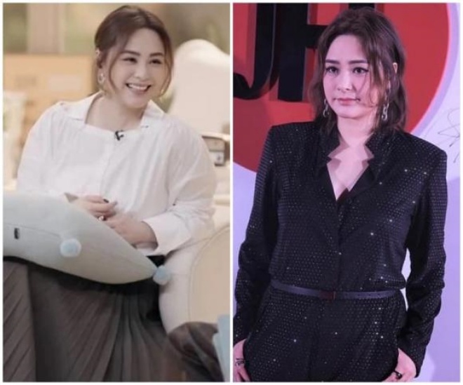 Chung Hân Đồng từng béo tròn như thế này.