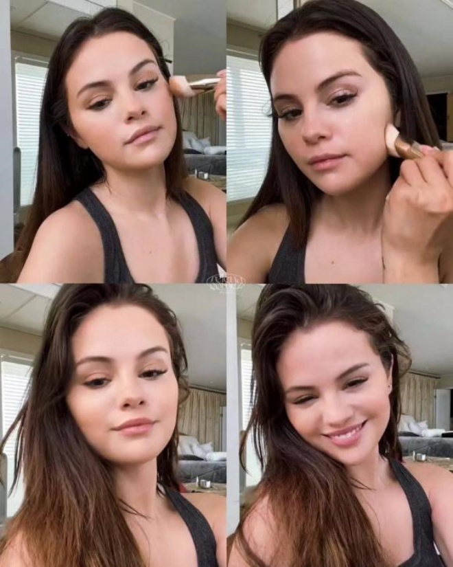 Selena công khai quá trình make-up, gây sốt khi chia sẻ với người hâm mộ.