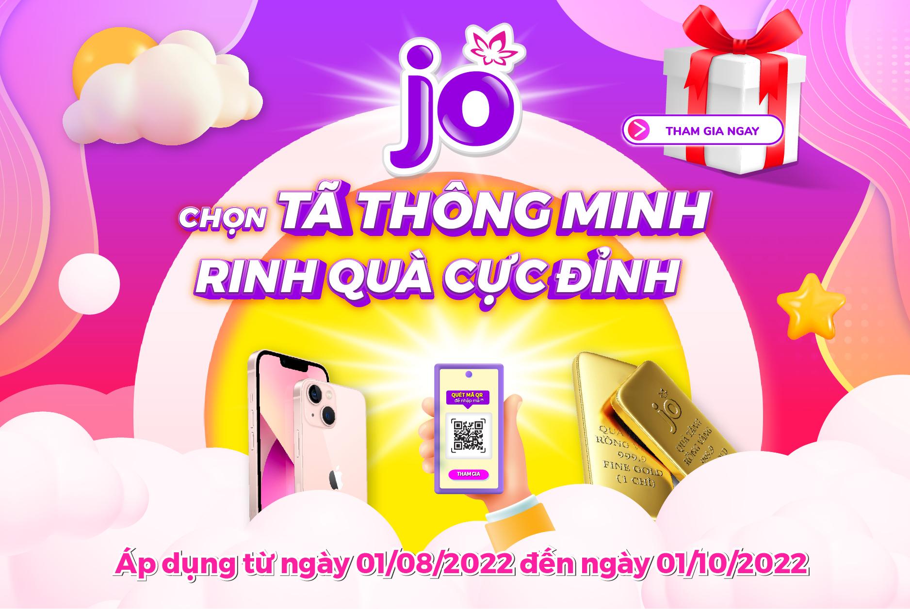 Trúng quà cực đậm Iphone sang, vàng 9999 từ nhãn hàng bỉm Jo - 1